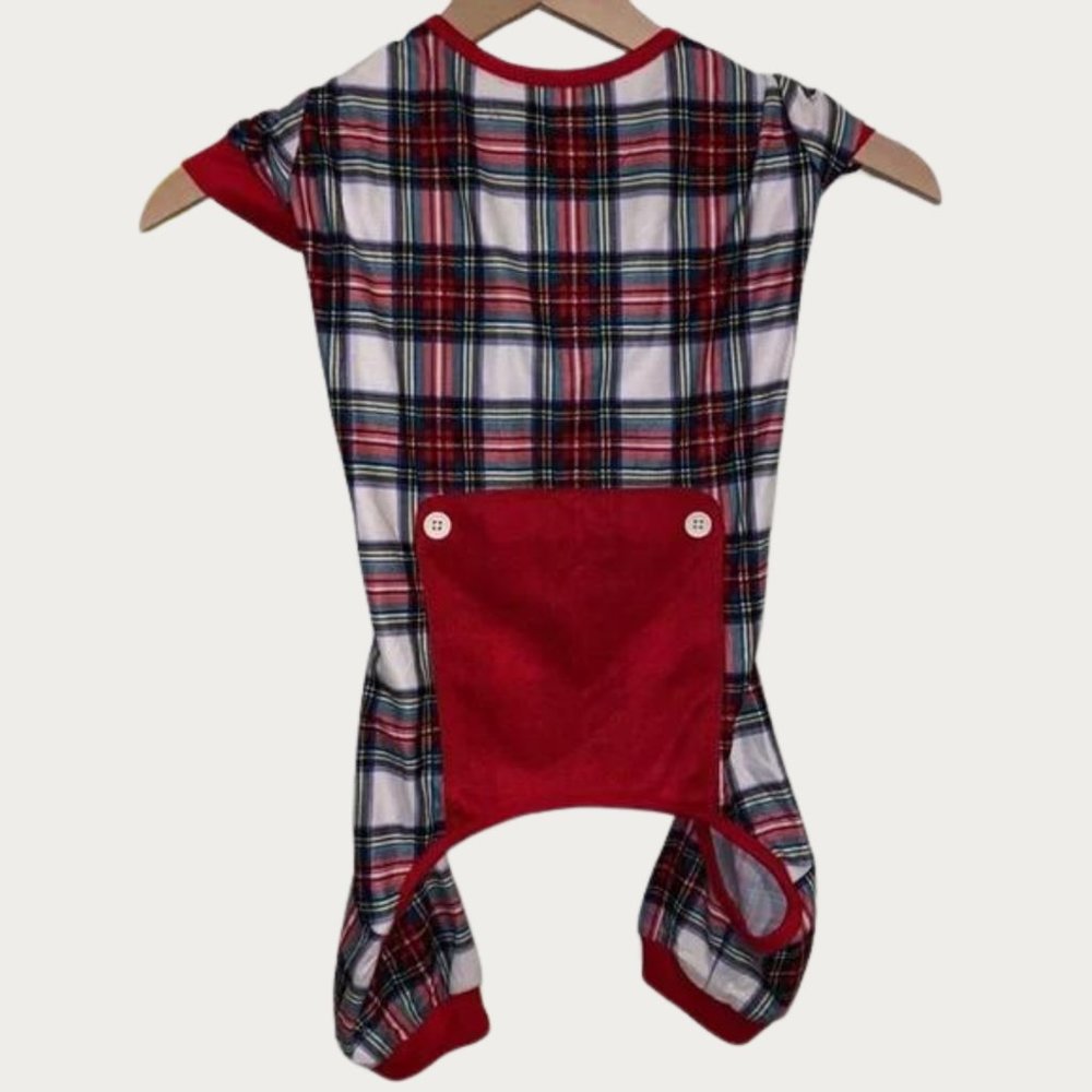 Family PJs Dog Pajamas Plaid